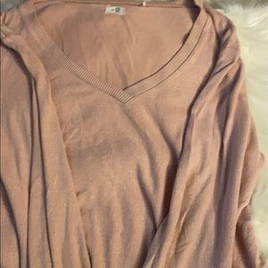 Pink Vneck sweater
